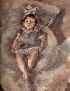 Jules Pascin Baby France oil painting artist